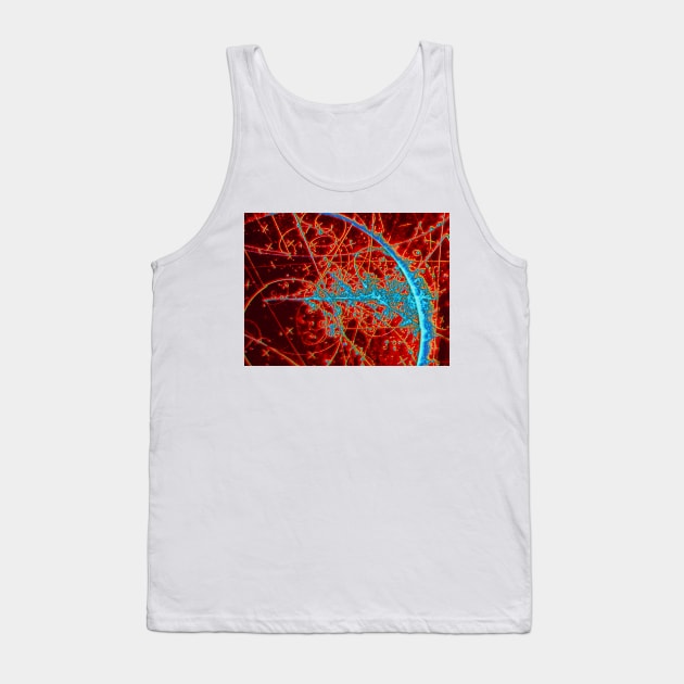 Particle tracks (A138/0009) Tank Top by SciencePhoto